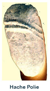 HACHE POLIE celle que vous voyez actuellement a été trouvée à La Gacilly entre la Glouzie et Buhan